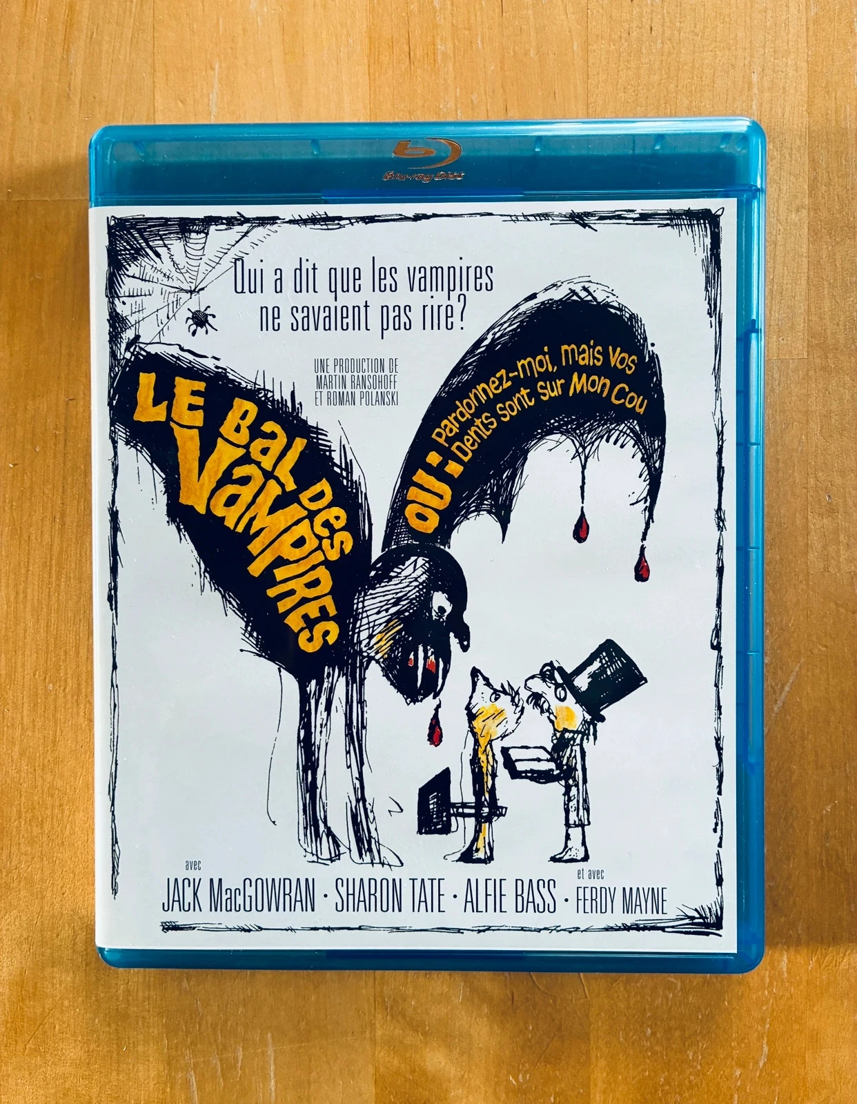Blu-ray Le bal des vampires de Roman Polanski.